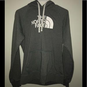 The North Face gray hoodie Size M